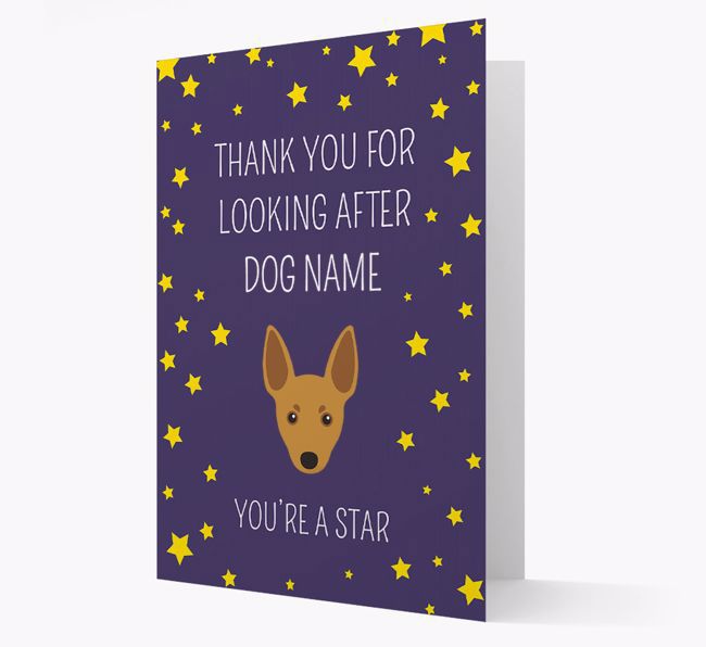 Personalized 'You're A Star' Thank You Card